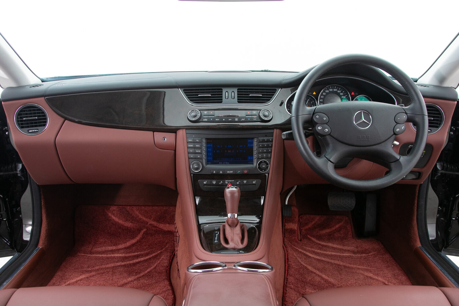 CLS350 サンルーフ レッドレザーシート